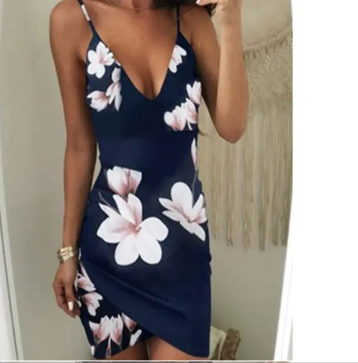 Holafashion Bodycon Dress, Slim Fit Dress, Sexy Printed Dress